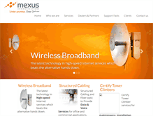 Tablet Screenshot of mexus.net